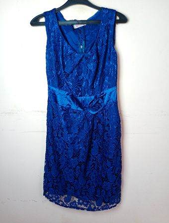 ANC'ALL Blue Lace Dress