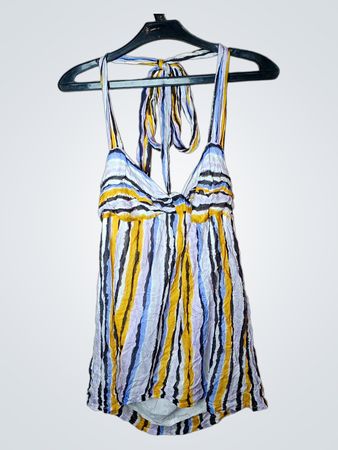 French Connection Halterneck gestreifter Tops