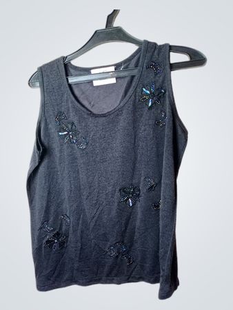 Primavera Moda Beaded Tank Top