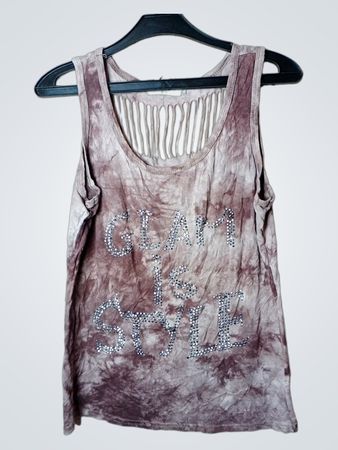 Miss charm Paris "GLAM IS STYLE" Tank Top