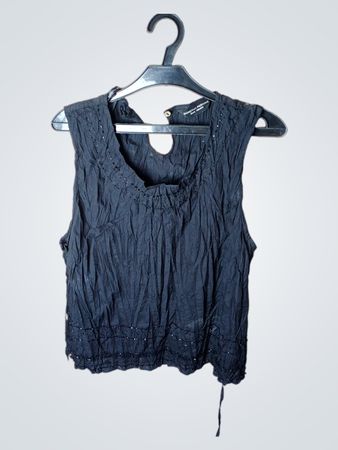Dorothy Perkins Schwarzes Ärmelloses Beaded Top
