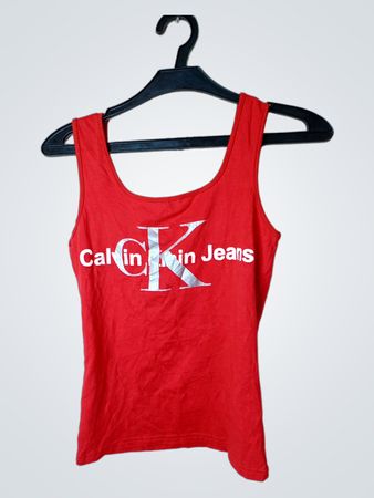 Calvin Klein Jeans Red Tank Top