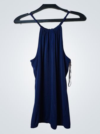 PRIT Navy Halter Neck Tank Top