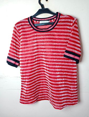 SOFIE SCHNOOR Rot gestreiftes T-Shirt