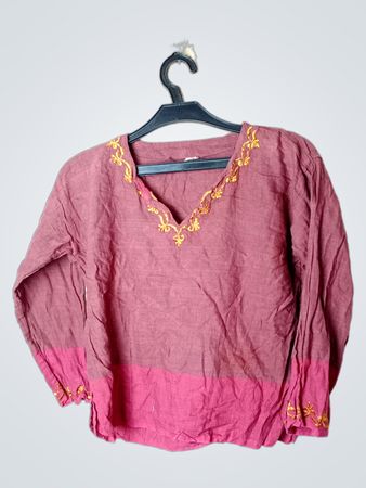 100% Baumwolle Hergestellt in Nepal Top