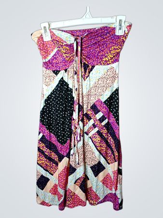 Esmara Trägerloses Maxikleid mit geometrischem Druck