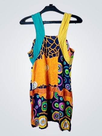 UNICK ART DU MONDE Bunt gemustertes Kleid