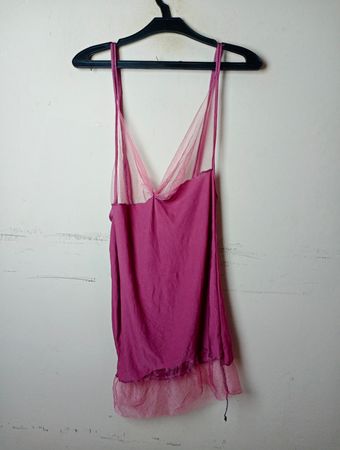 Pink Tüllbesatz Cami