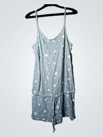 Skin to Skin Grauer Sternchen-Print Overall