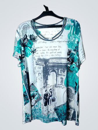 Lady Fashion All Over Print T-Shirt