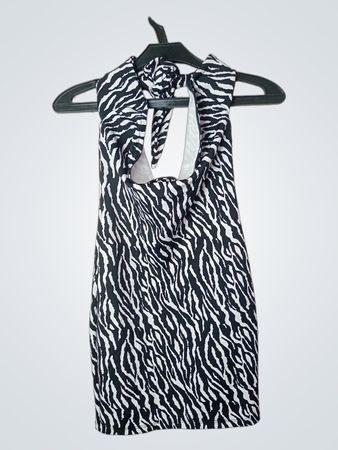 OVS Zebra Print Halterkleid