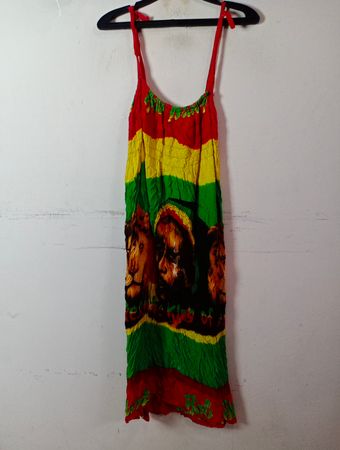 Maxikleid mit Löwenprint