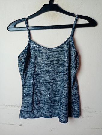 Damen Glitzer Top