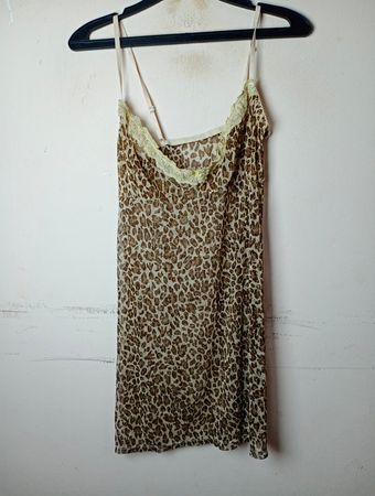 Blanca Lingerie Leopardenmuster Slipkleid