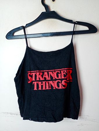 Stranger Things Black Tank Top