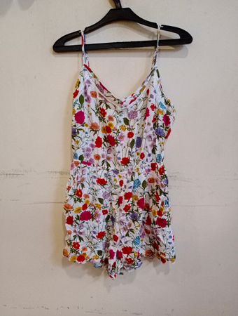 H&M Divided Floral Print Romper