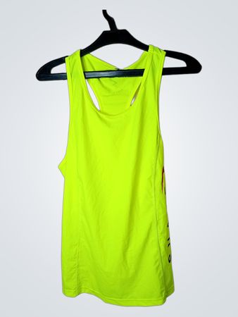 Shapes Fitness Neon Green Tank Top