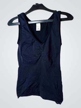 SkintoSkin Damen schwarzes Tanktop Größe M