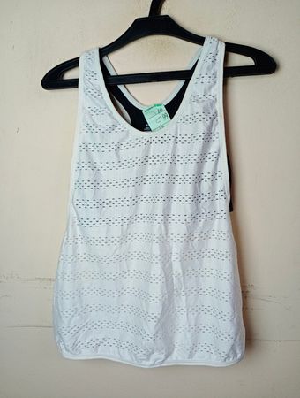Nike Damen Weiß Racerback Tank Top