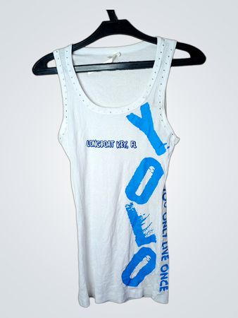 exist YOLO LONGLEAF KEY, FL Nur Einmal Leben Tank Top