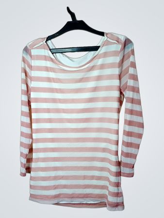 Gestreiftes langärmliges T-Shirt