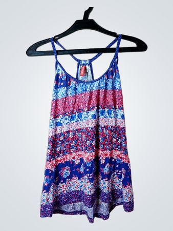 Divided by H&M Damen Gestreiftes Blumen Tanktop