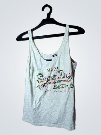 Superdry Floral Logo Tank Top