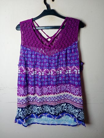Street One Lila Bedrucktes Camisole-Top