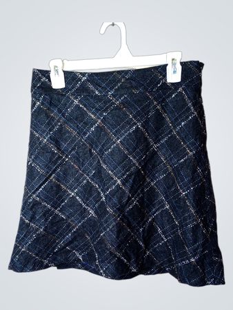 Old Navy Karierter Wollmischung Minirock