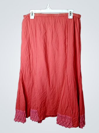 Unbranded Maxi-Rock mit Häkelbesatz