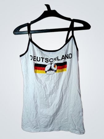 Deutschland Flagge Fußball Tank Top
