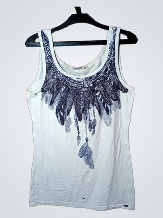 Innocent Lifestyle Feather Print Tank Top
