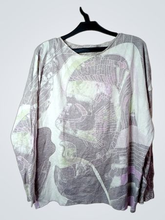 Langarmshirt mit Grafikdruck
