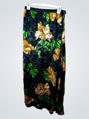 Maxi-Rock mit Blumenmuster