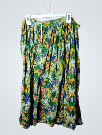 Maxi-Rock mit floralem Print