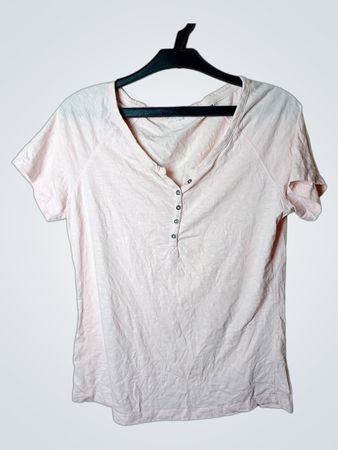 Lanina Pink Henley T-Shirt