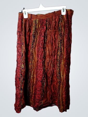 Debenhams Damen Rote Bedruckte Maxi-Rock