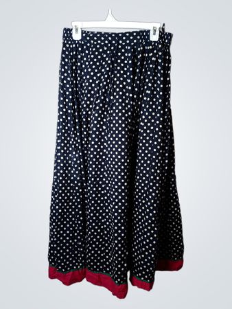 Bombay Paisley Navy Polka Dot Rock
