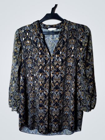 Cache Cache Paisley Print Bluse
