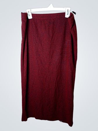 CANDA Damen Roter Tweed Bleistiftrock