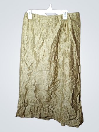 VERSE Gold Texturierter Maxi-Rock