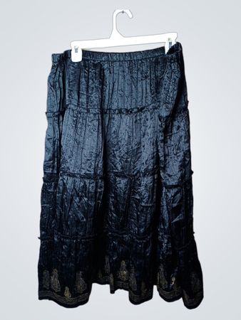 Bonmarche Schwarzer Stufenrock Größe 20
