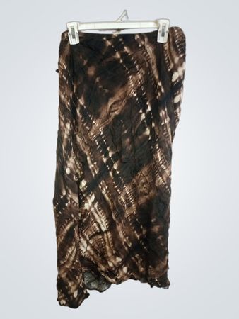 Wallis Maxi Rock Braun Tie-Dye