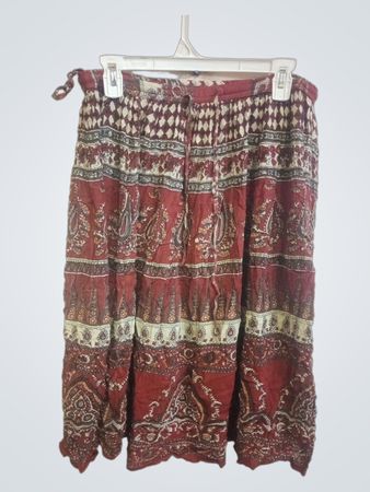 Kushbi Women's Bohemian Print Maxi Skirt