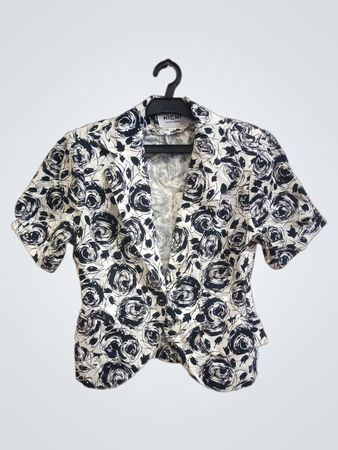 NICHI CRISTINA NICHI Blazer mit Blumenmuster