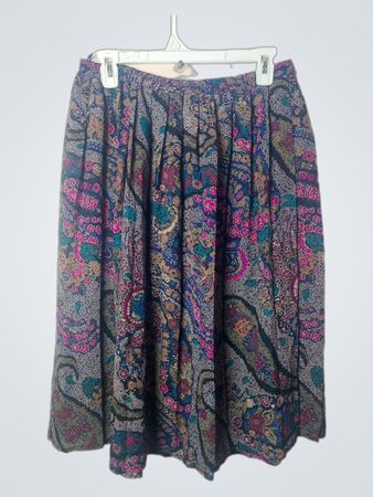 Berketex Floral Print Midi Skirt