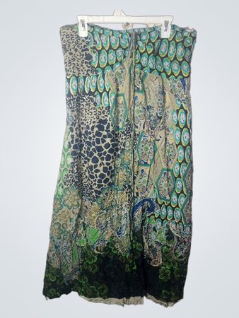 Klass Collection Damen Bohemian Print Strapless Maxi Kleid