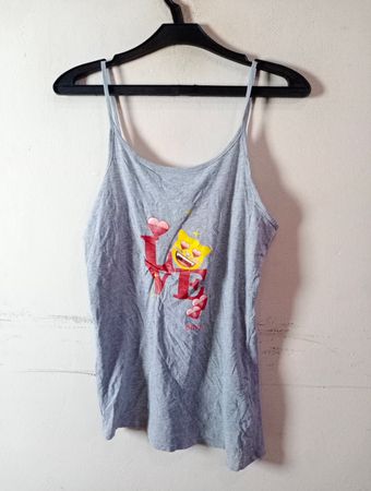 Emoji "LOVE" Grafik Cami Top
