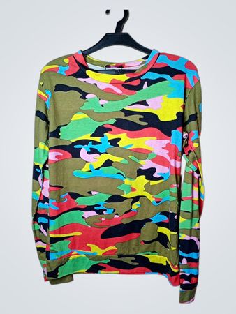 Chic London Camouflage Langarmoberteil