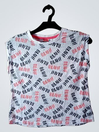 YFK Blah Blah Blah Grafik T-Shirt